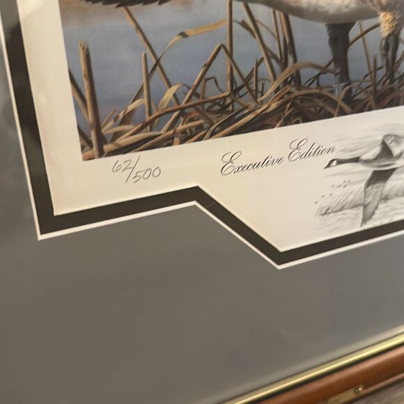 Robert Hautman 1997 1998 FEDERAL DUCK STAMP PRINT Signed executive gold medallio - Picture 6 of 11